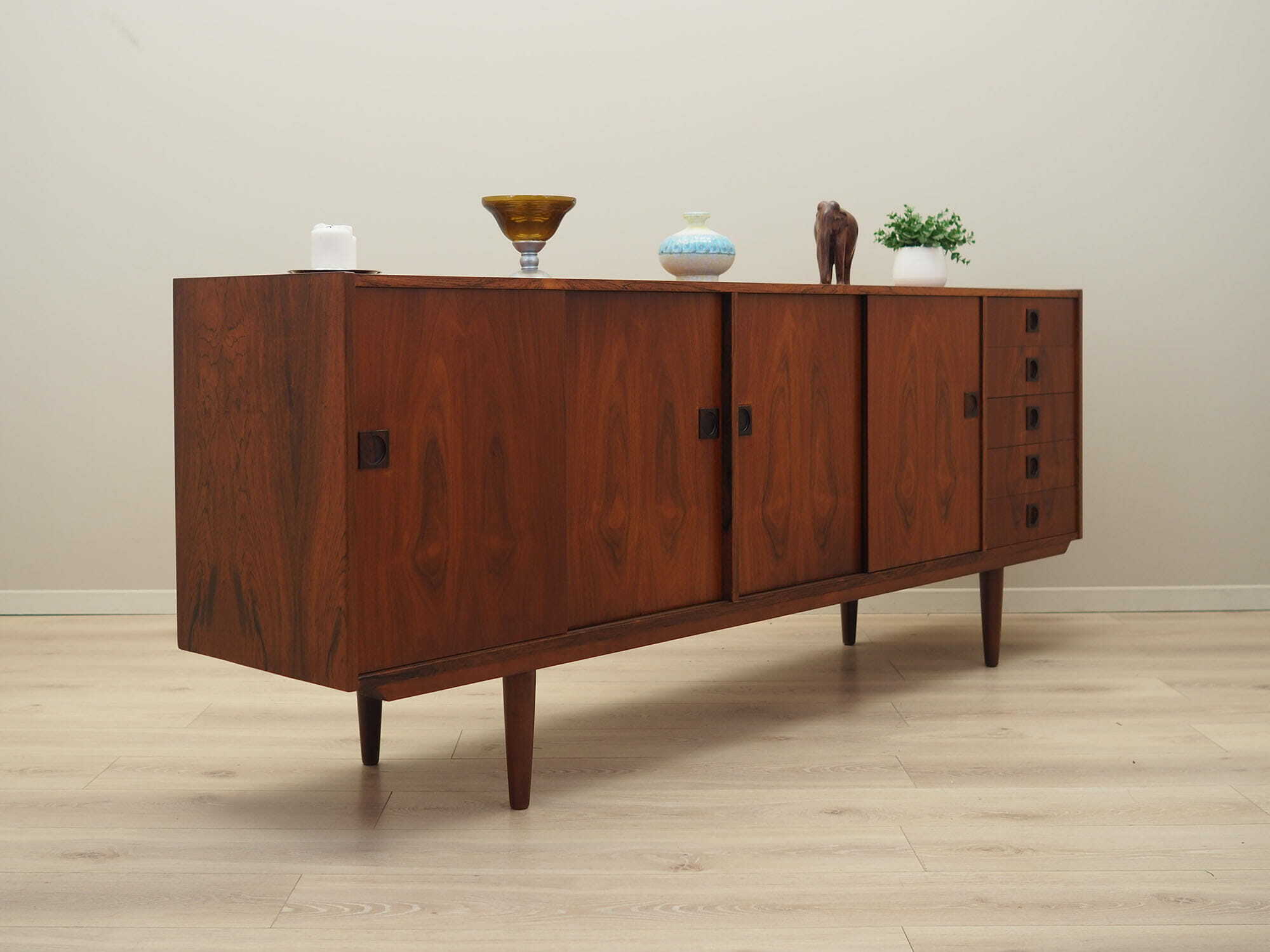 Sideboard Holz Braun 1960er Jahre 5