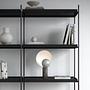 Caché Table Lamp Steel Marble Grey 0