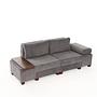 Perenna Sofa 3-Sitzer Chenille Grau 6