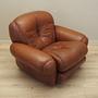 Sessel Leder Braun 1970er Jahre 8