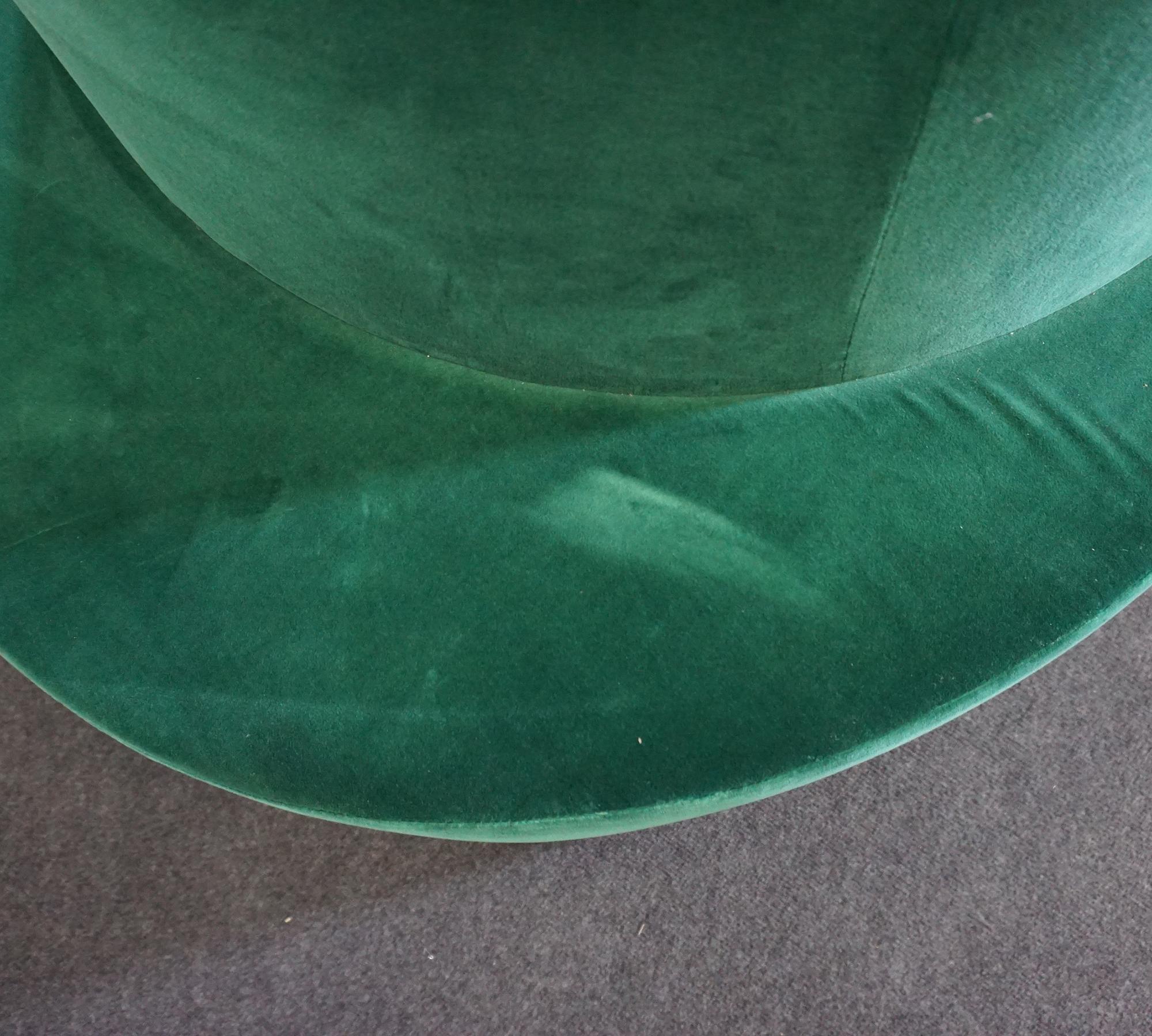 Verner Panton Cloverleaf Sofamodul Links Dunkelgrün 4