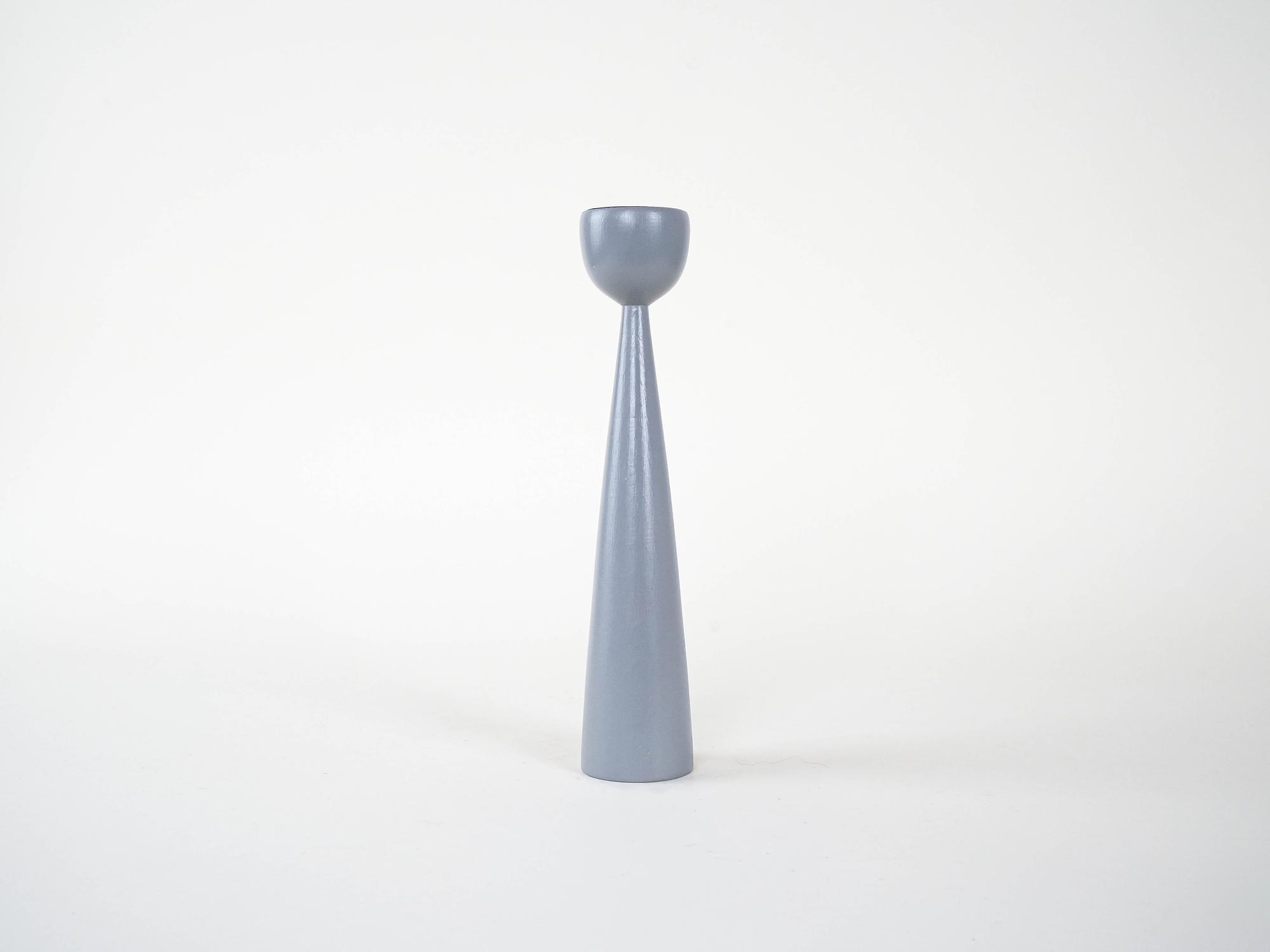 Candlestick 1970s Grey 1