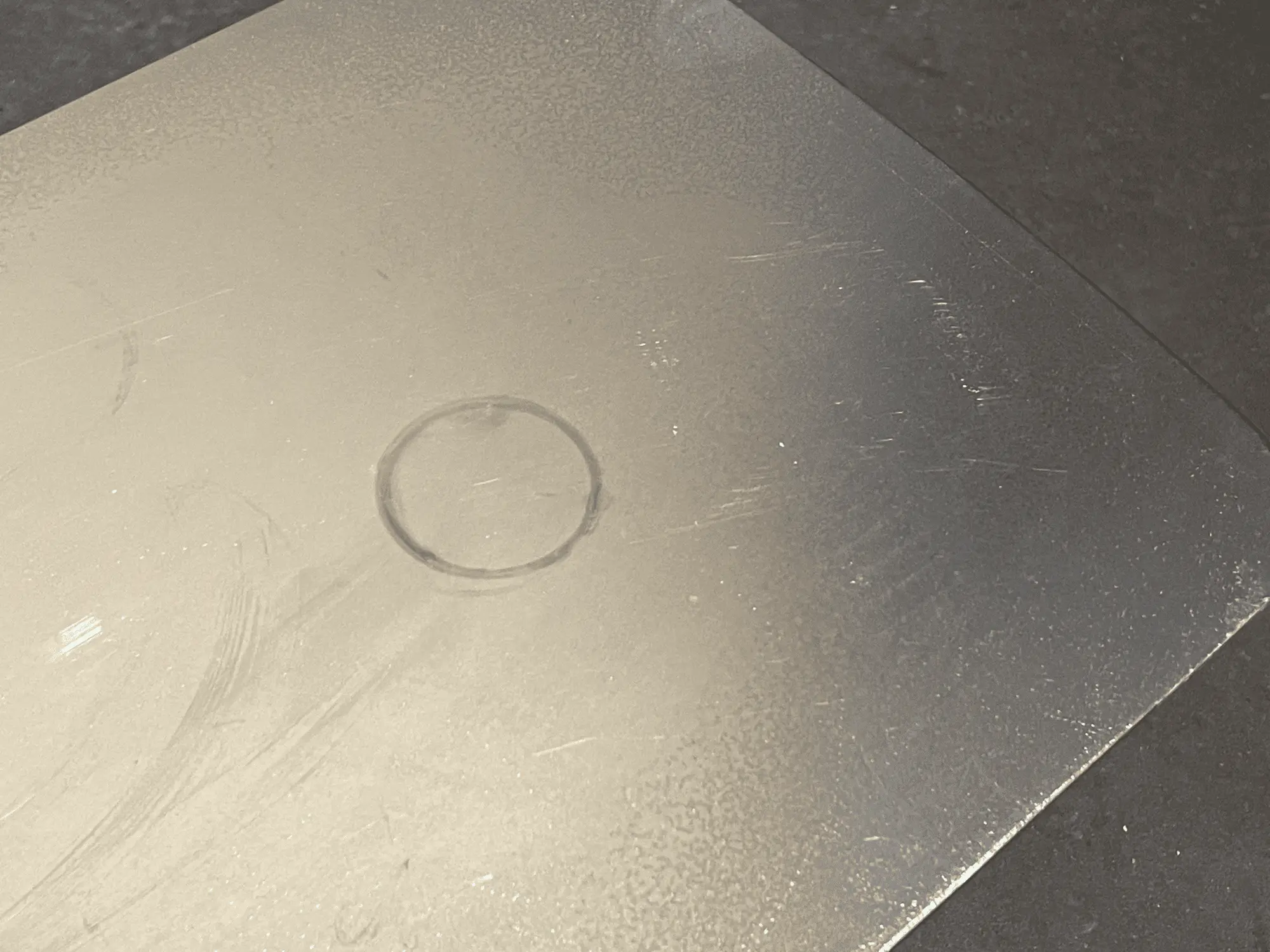 Metal Side Table Outdoor Beistelltisch Silber 5