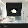 Morco LED-Deckenleuchte Aluminium Schwarz 1-flammig 2