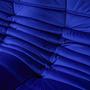 Togo Sofa 3-seater Velvet Cobalt Blue 5