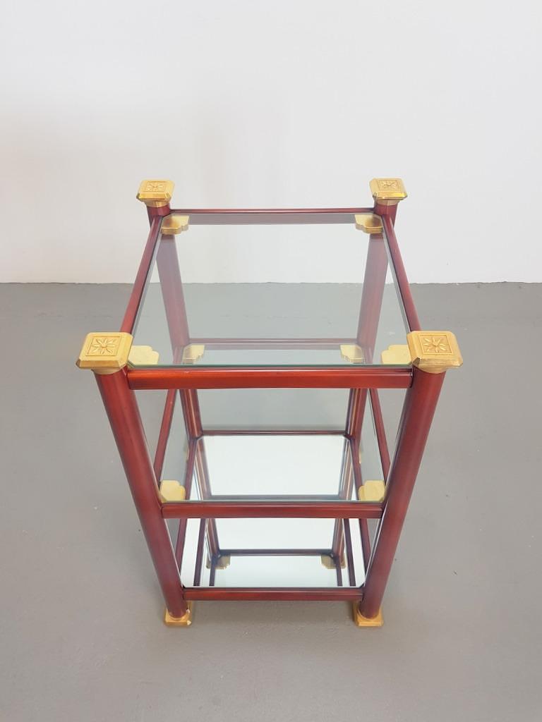 Vintage Beistelltisch Messing 3