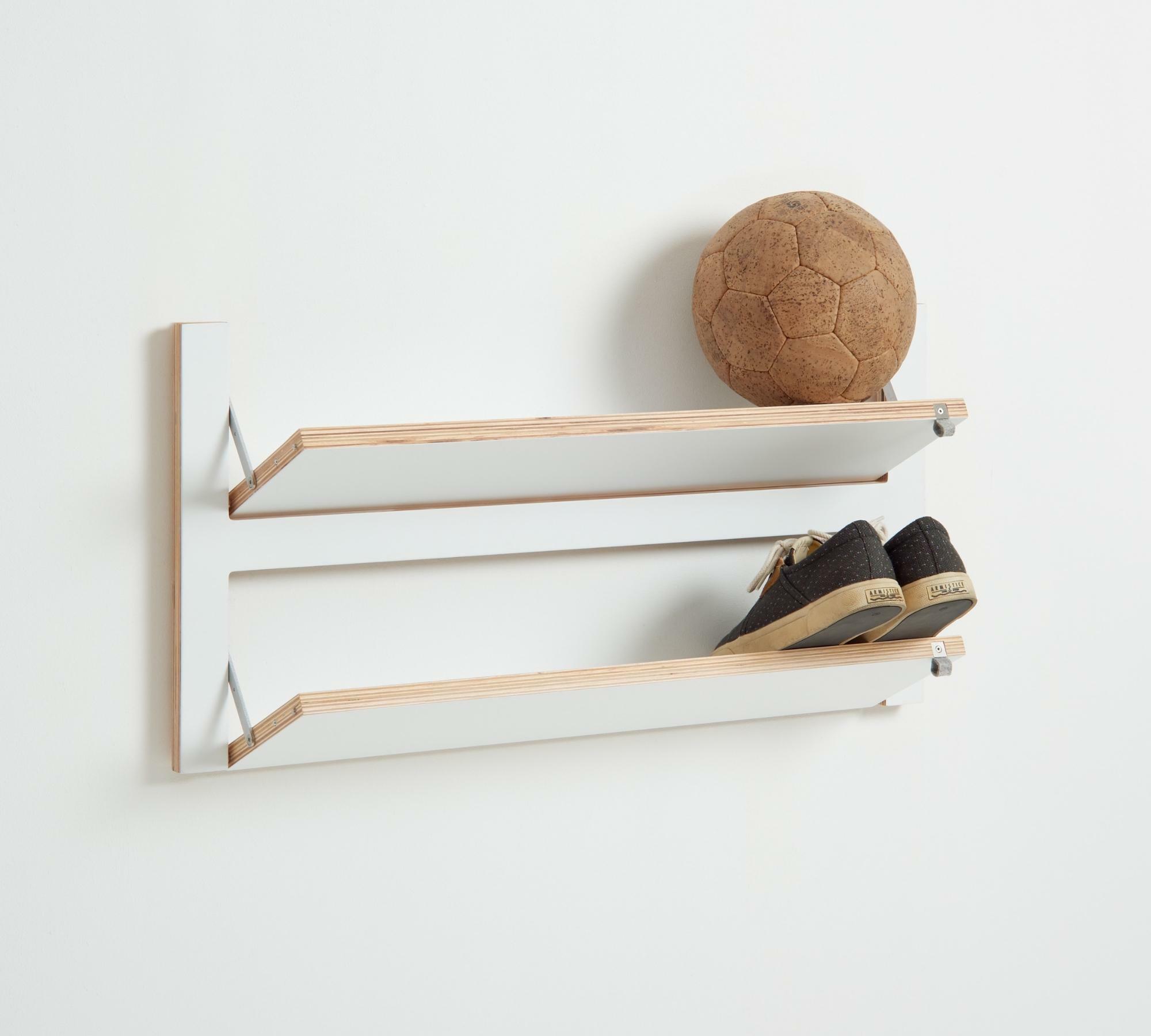 Fläpps Regal Holz Weiß 80 x 40 cm 6