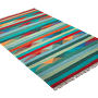 Kilim Gashgai Teppich Blau 2
