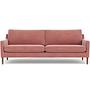 Astha Sofa 3-Sitzer Velour Lux Vintage Rosa 0