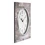 Funk-Wanduhr Oreda Silber 1