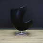 Egg Sessel Arne Jacobsen Leder Schwarz 9