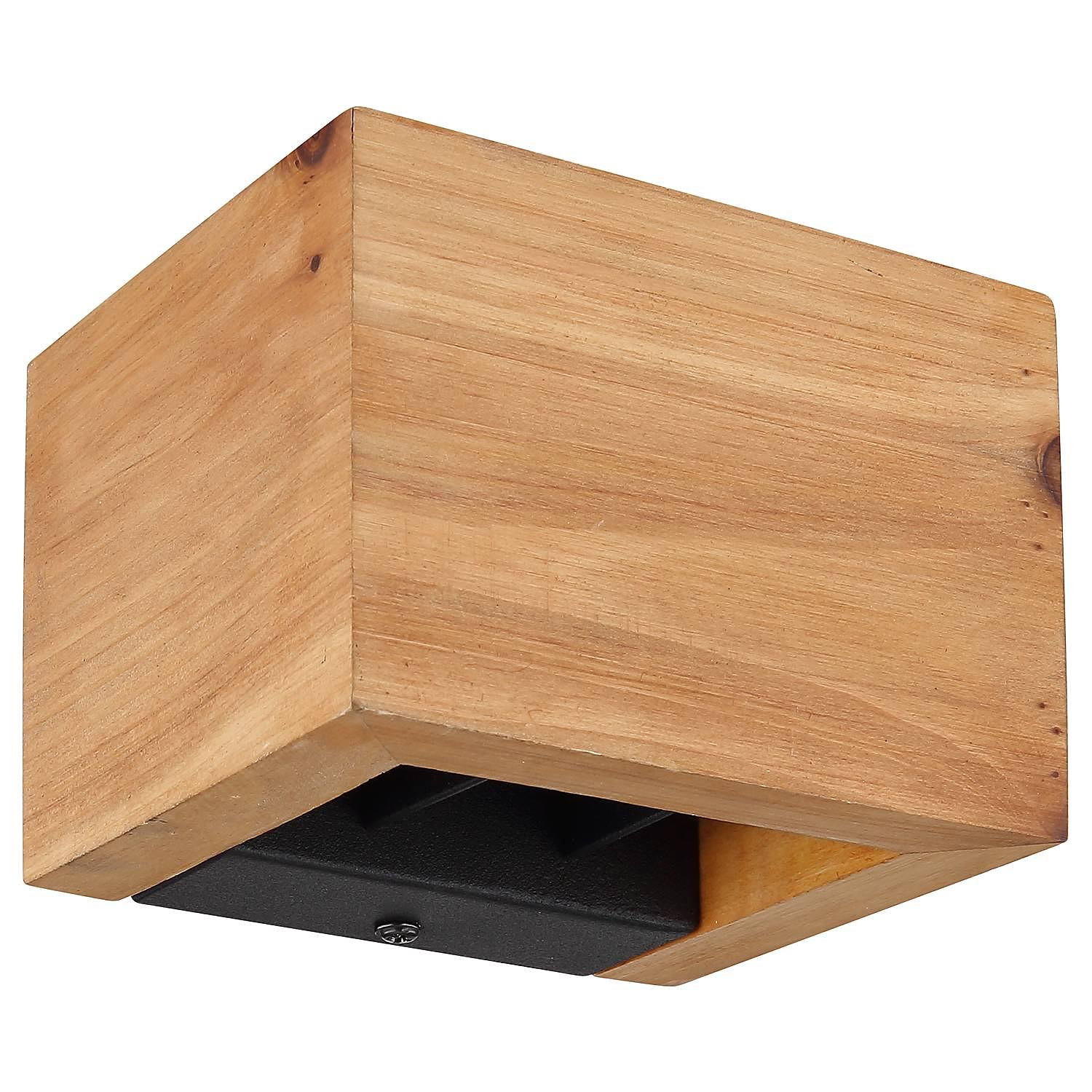 Wandleuchte Alina Tanne Massiv Braun 3