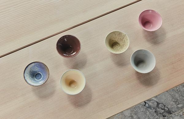 3x Yuka Bowl Stone Terracotta Multicolored 2