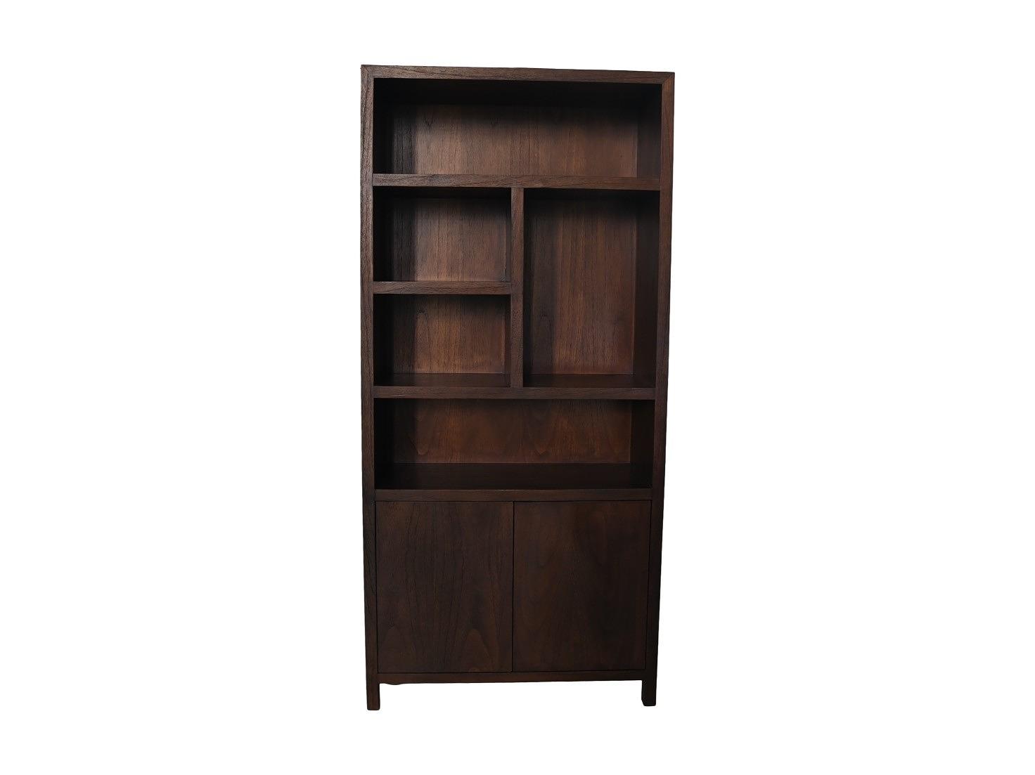Wandregal Teakholzfurnier Braun 0