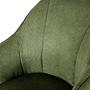2x Drehbarer Armlehnenstuhl FUENTES Cord Caron Antikgrün 2