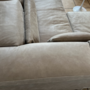 Sofa, Hocker & Pouf Leder Edelstahl Grau 6