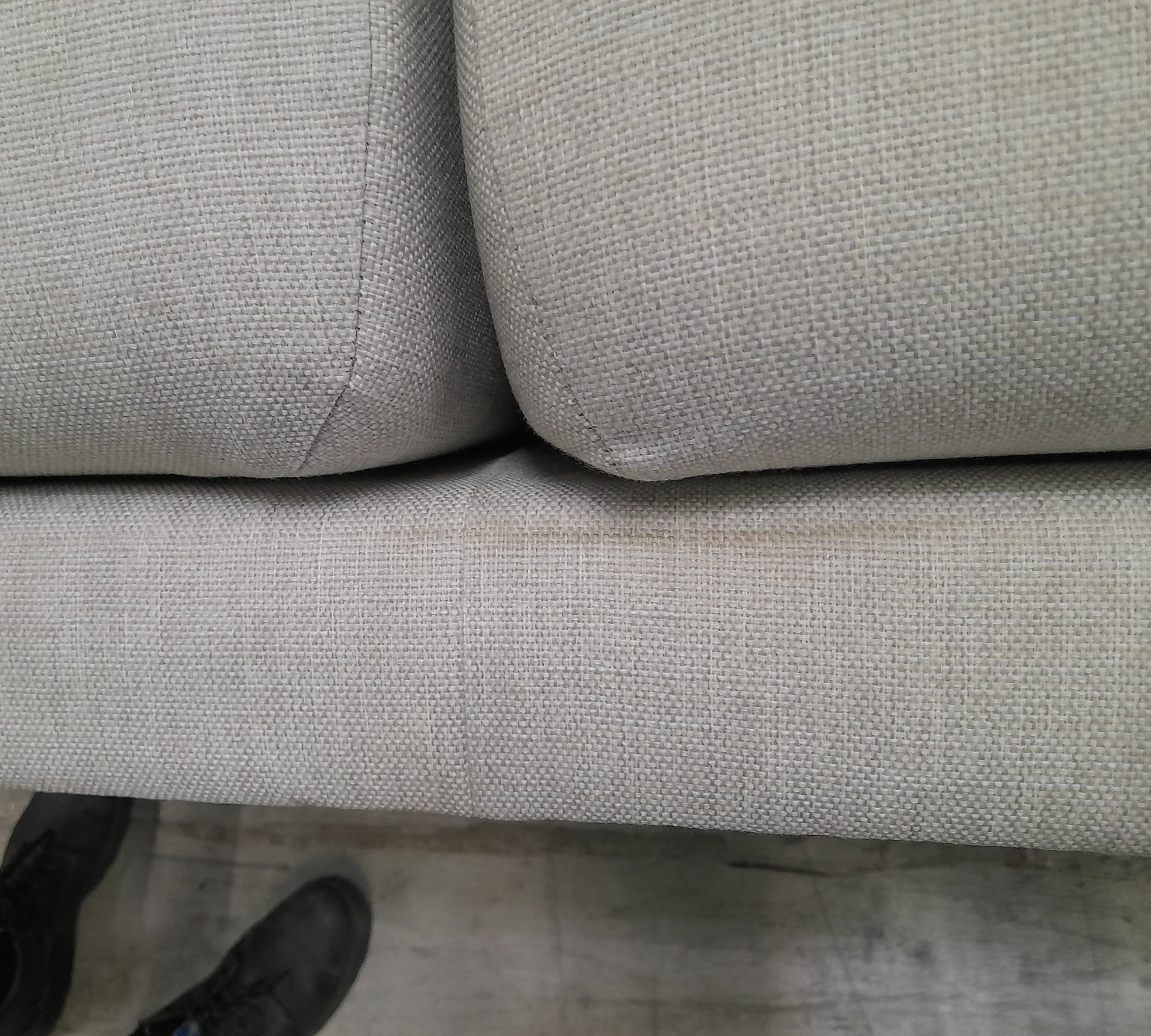 Tyme Sofa Feingewebe Lichtgrau 6