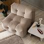 Not-A-Sofa Sessel Velours Beige 1