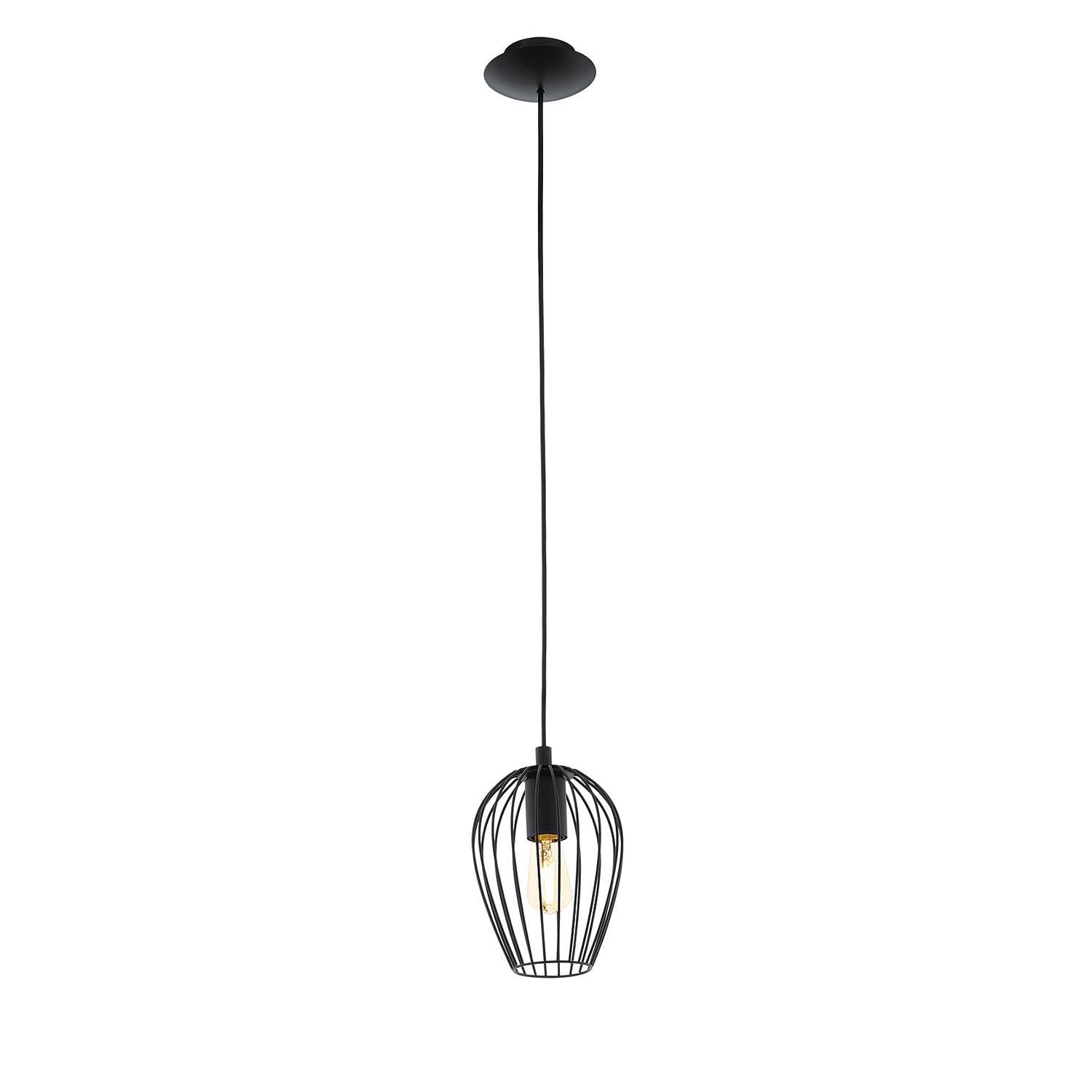 Newtown III Pendant Light Steel Single-flame 1
