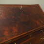 Vintage secretary desk, walnut wood, brown, 1960s 9