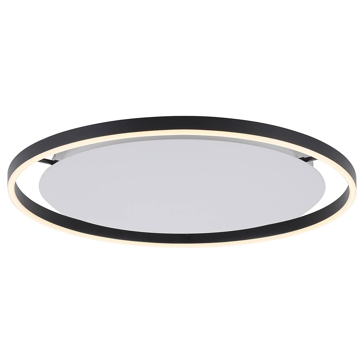 Ritus 1-flammige LED-Deckenleuchte Typ B Kunststoff Schwarz 2