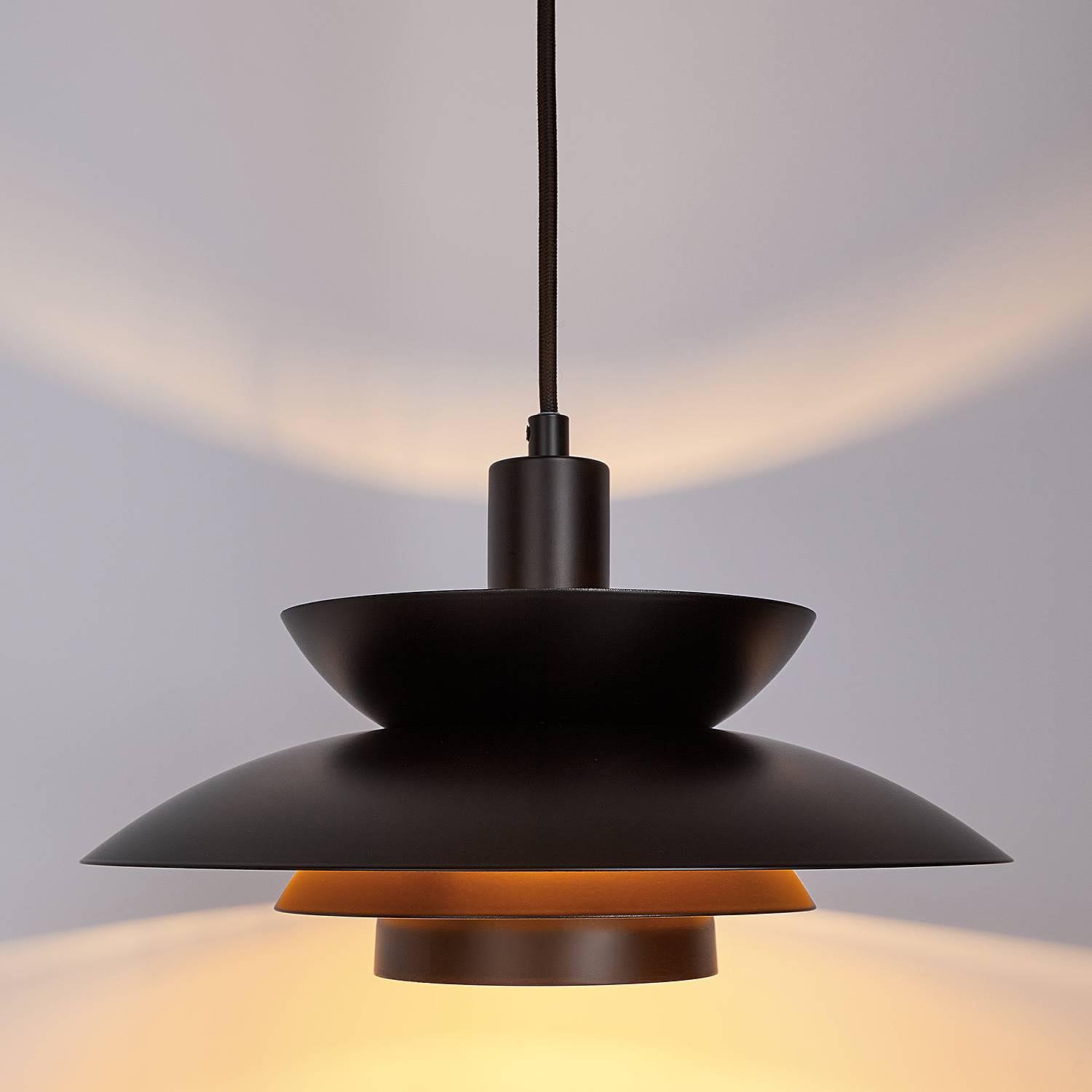 Hängeleuchte SINGAPUR Eisen 1-flammig Schwarz 0