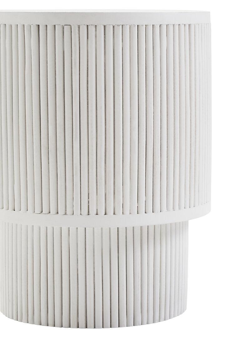 Walsa Beistelltisch Mangoholz Ridge Detail Whitewash 2