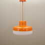 Pendant lamp glass orange 2000s 1