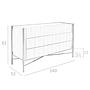 Chest of drawers Brown 8
