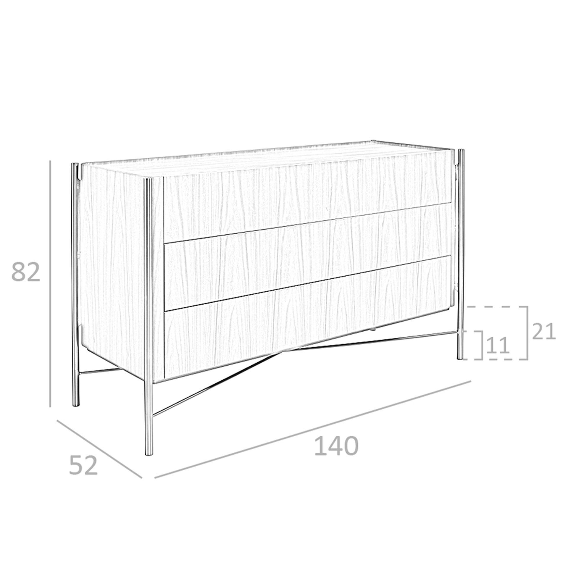 Chest of drawers Brown 8