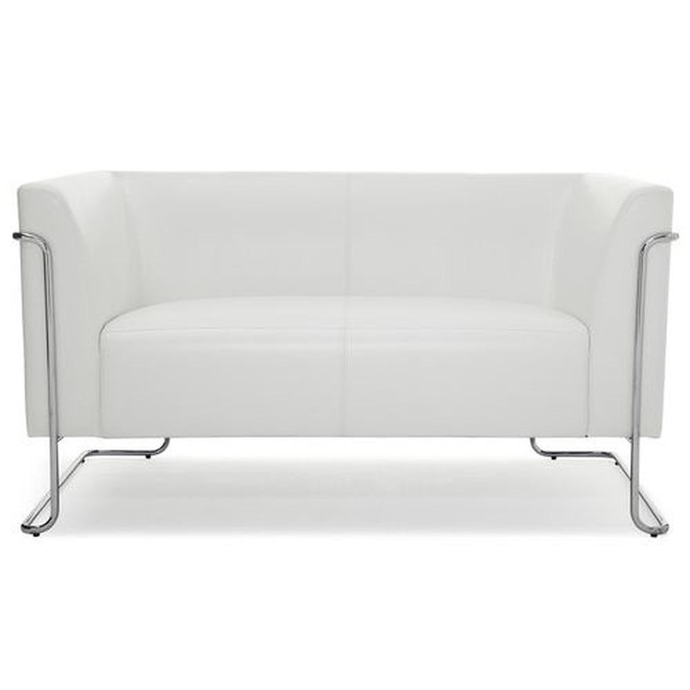 CURACAO Loungesofa Kunstleder Weiß 0