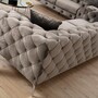 Sofa 3-Sitzer Textil Anthrazit 3