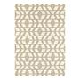 Short pile rug Fjord V synthetic fiber Beige 80 x 150 cm 0