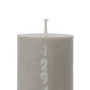 Pure Adventskalenderkerze Grau 1