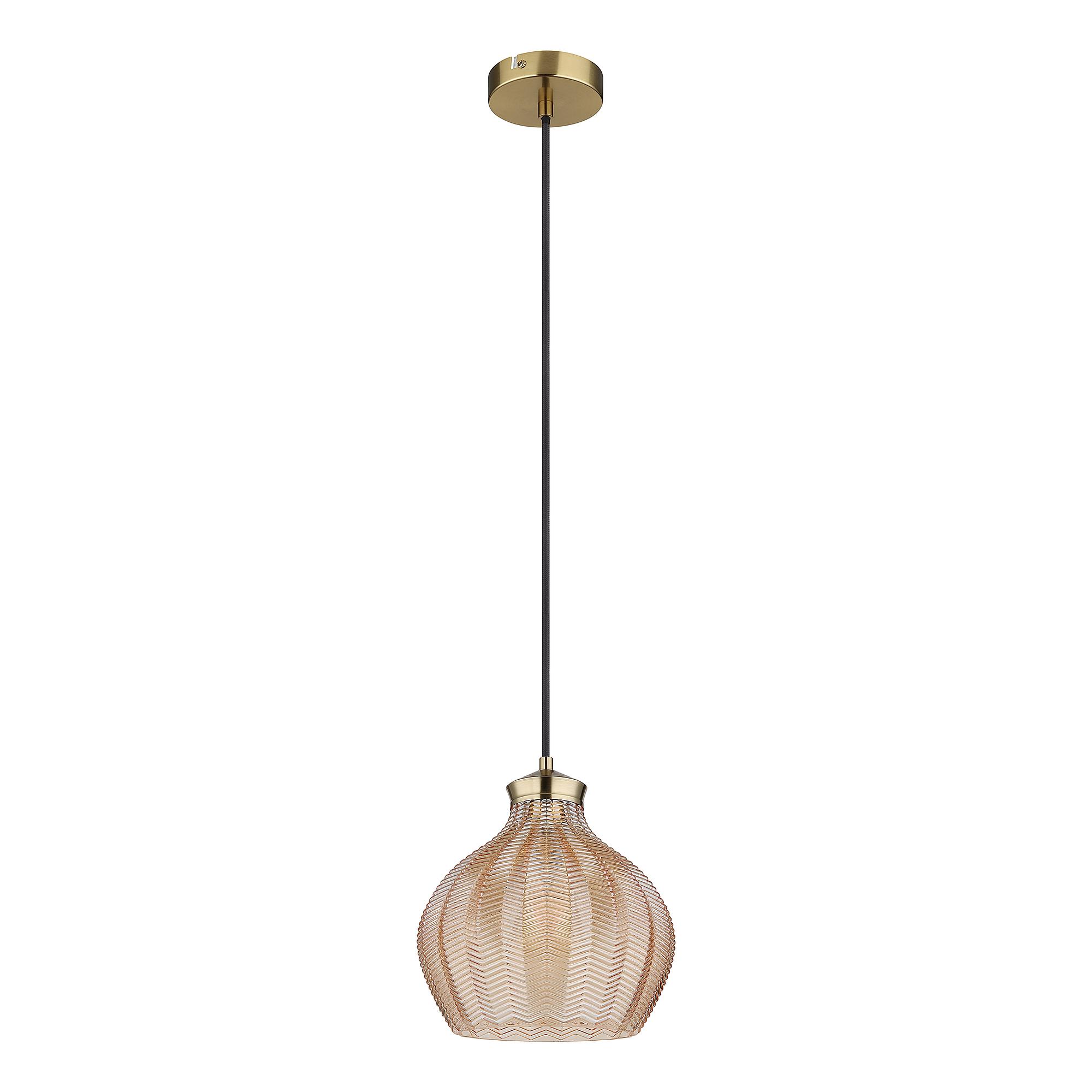 Jessica Type C Pendant Lamp Colored Glass Iron 1-light 3
