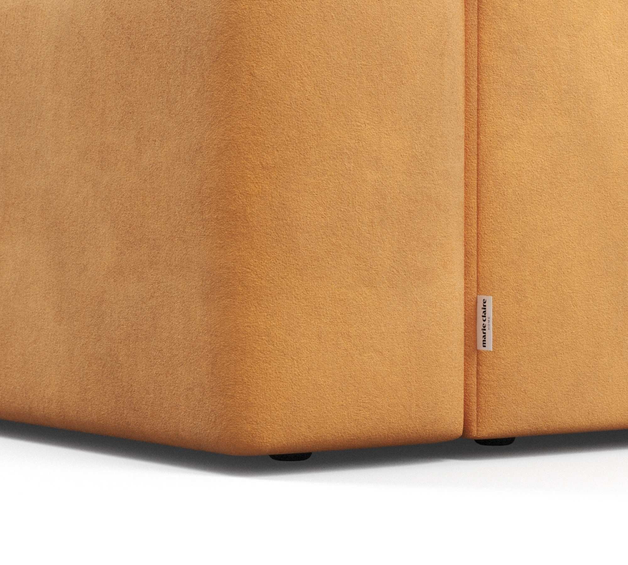 Karen Sofa 2-Sitzer Récamiere Rechts Samt Senf 9