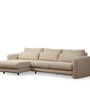 Modernes Sofa Récamiere Links Creme 3