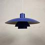 PH 4/3 Pendelleuchte Metall Blau 1