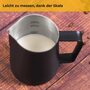 Milchkännchen Edelstahl Schwarz 350 ml 1