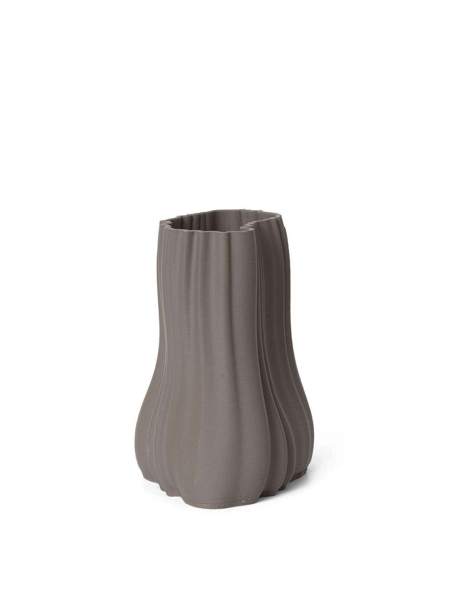 Moire Vase Grau 1