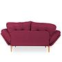 Nina Daybed Schlafsofa 3-Sitzer Dunkelrot 6