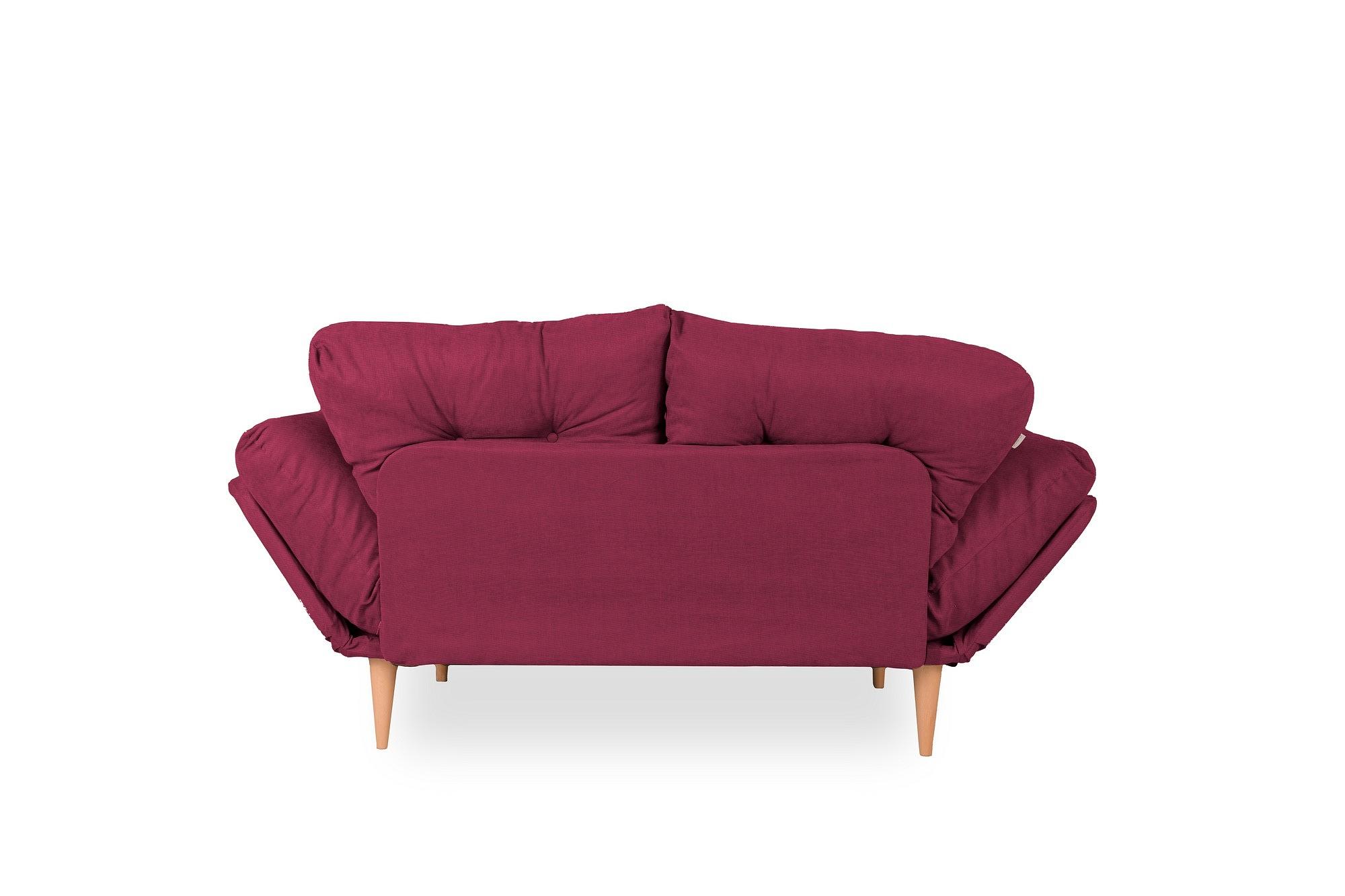 Nina Daybed Sofa Bed 3-seater Dark Red 6
