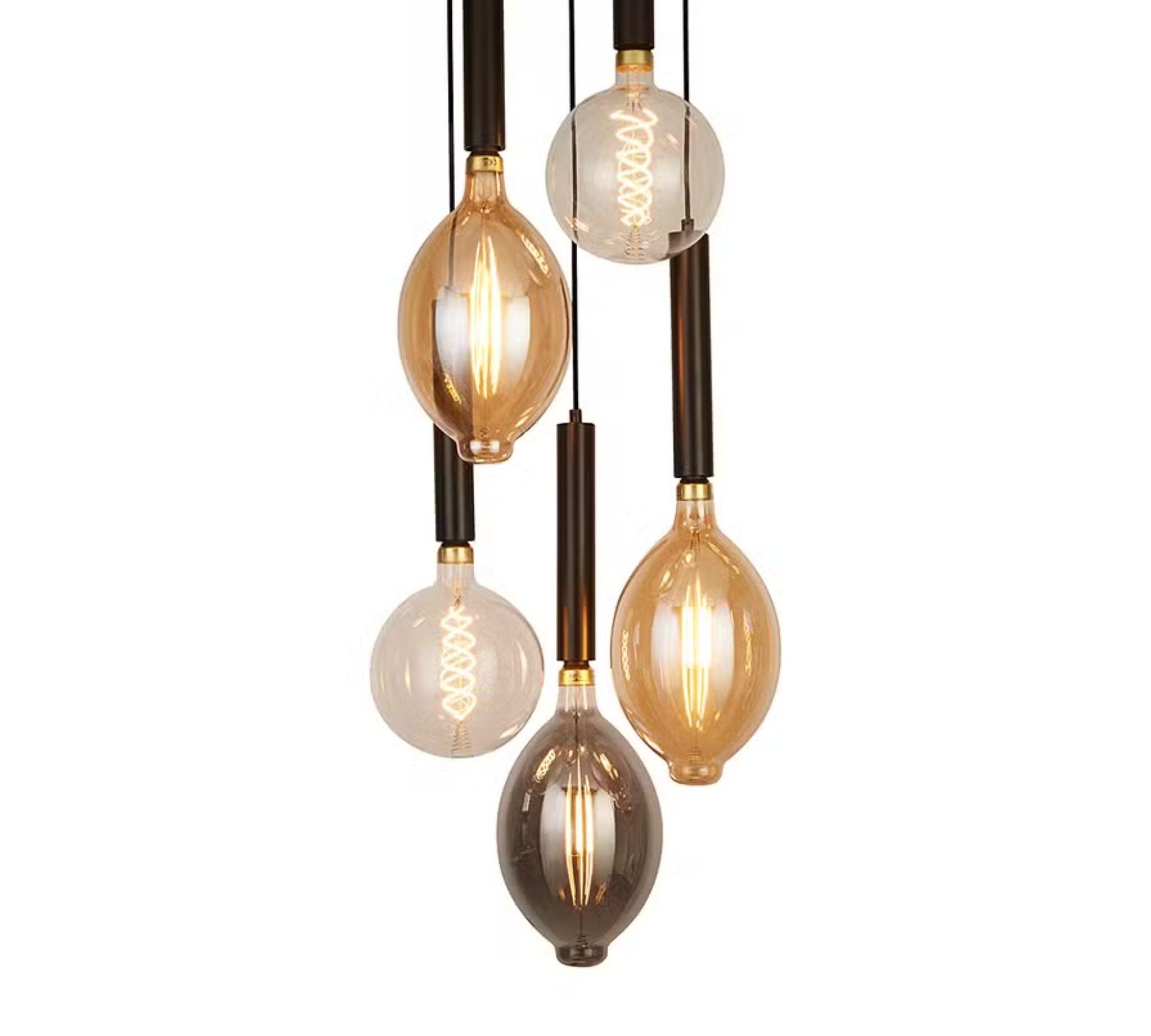 Pendant lamp Steel Black 1