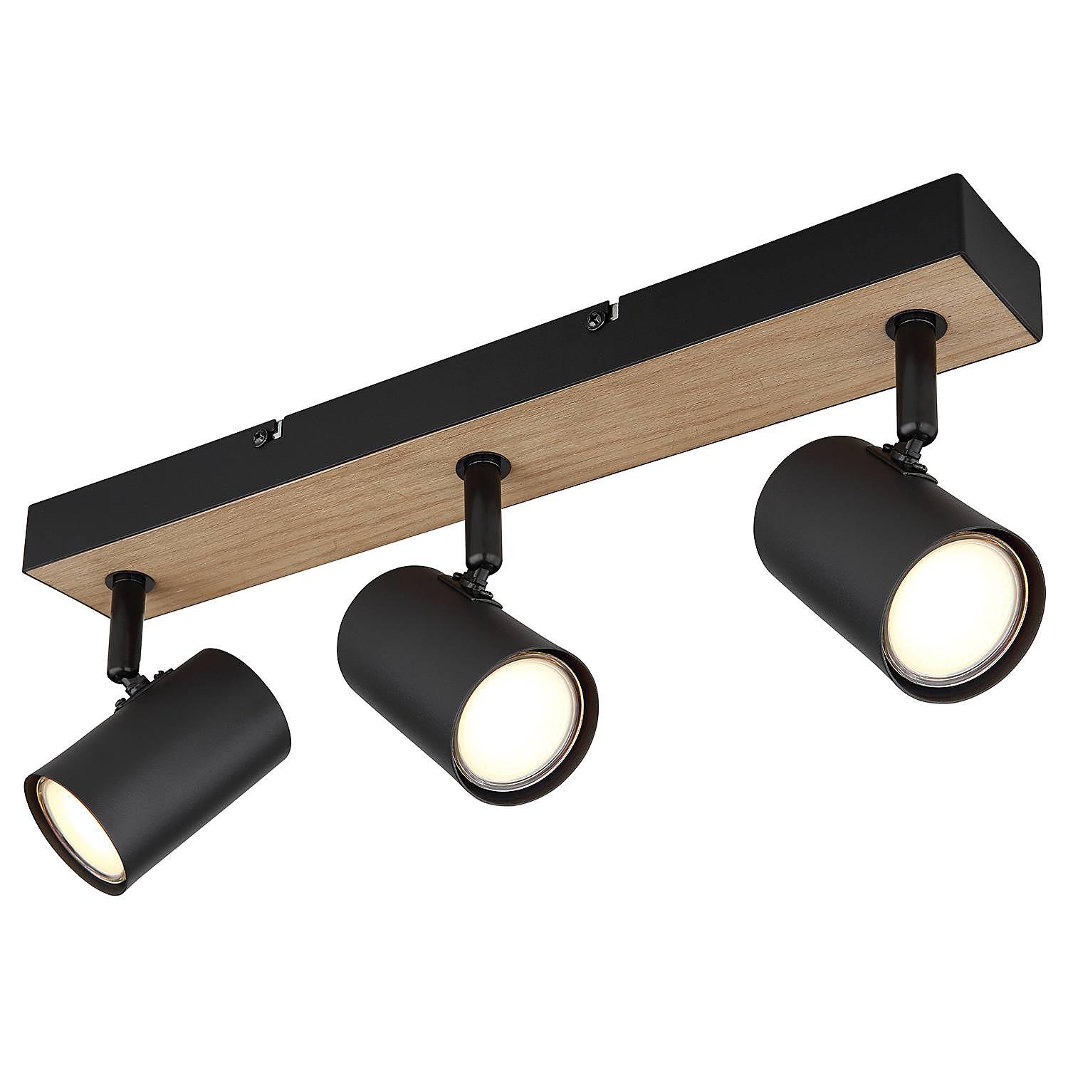 Robby Deckenstrahler Eisen Beige Schwarz  0