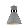 Brooloo Pendelleuchte Beton Chrom 1-flammig 0