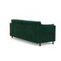 Chill by SLS Sofa 3-Sitzer Velour Lux Dark Green 2