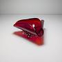 Vintage bowl Murano glass cherry red 1970s 0