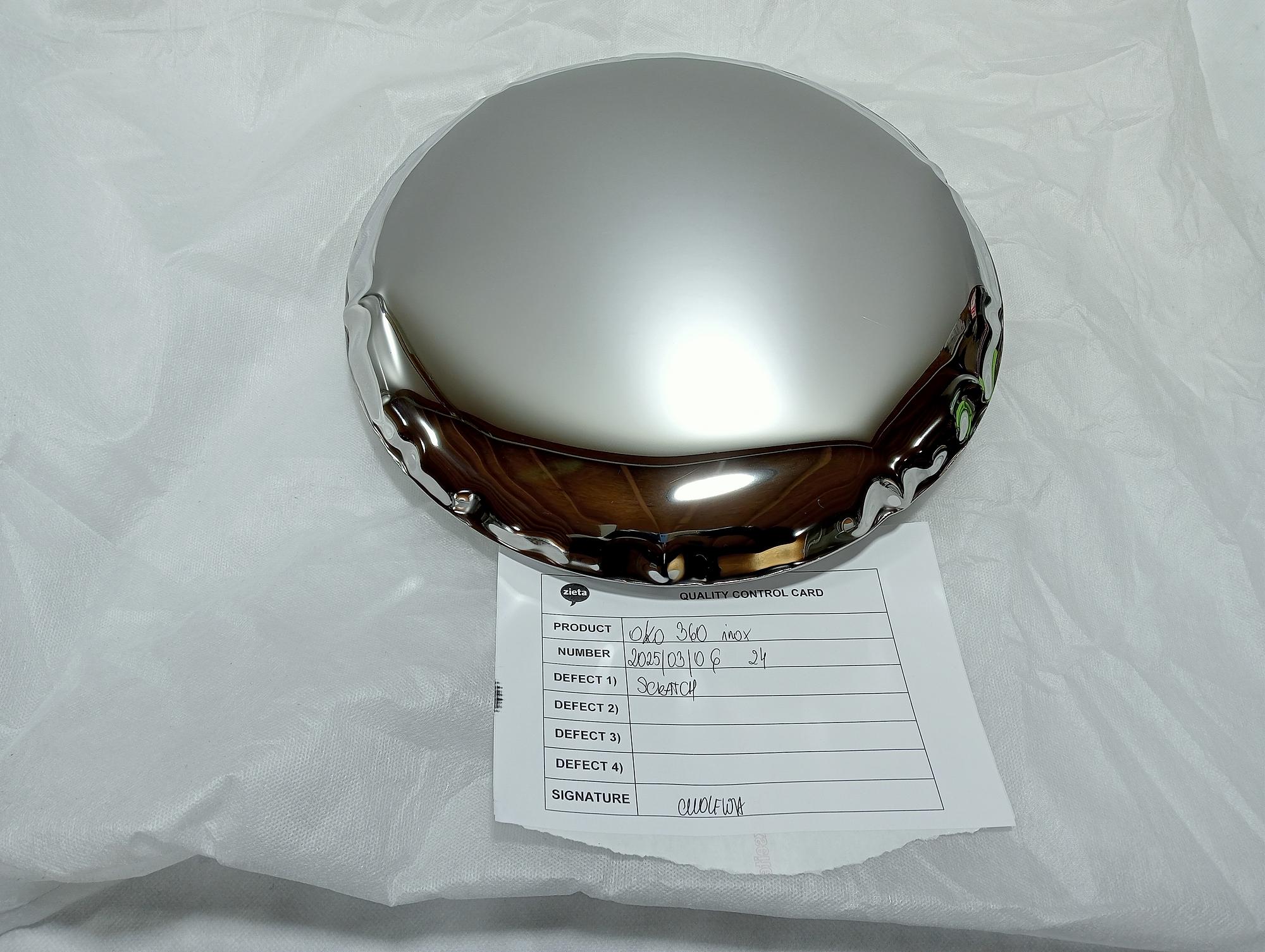 OKO Spiegel 360 Inox Poliert Edelstahl Silber 2