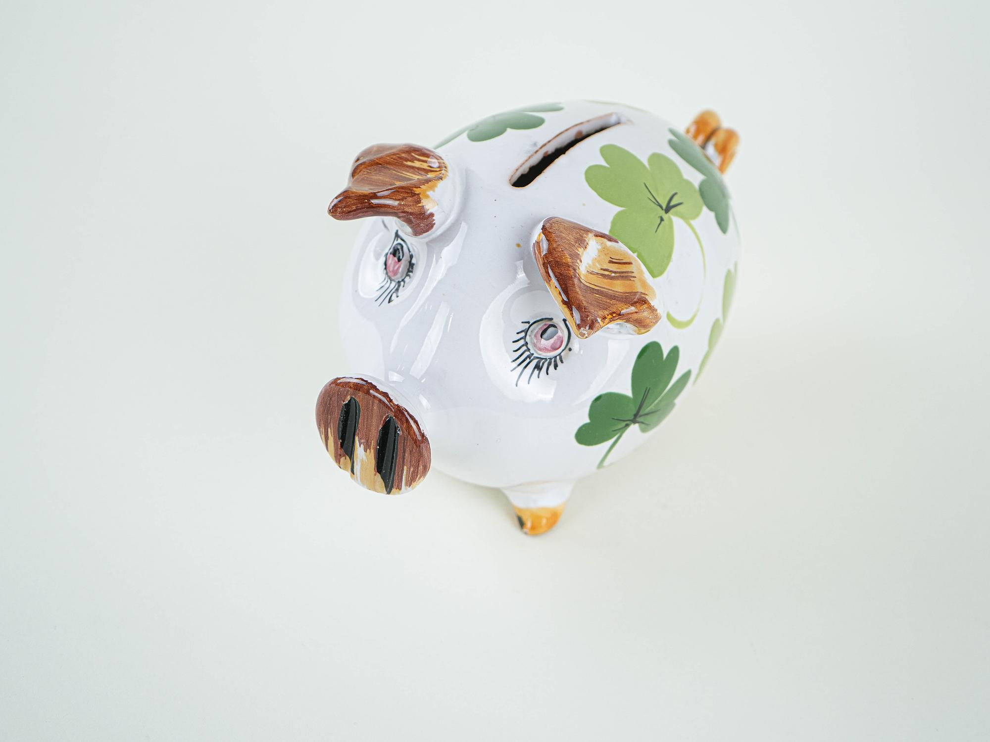 Ceramic piggy bank 1970s 6
