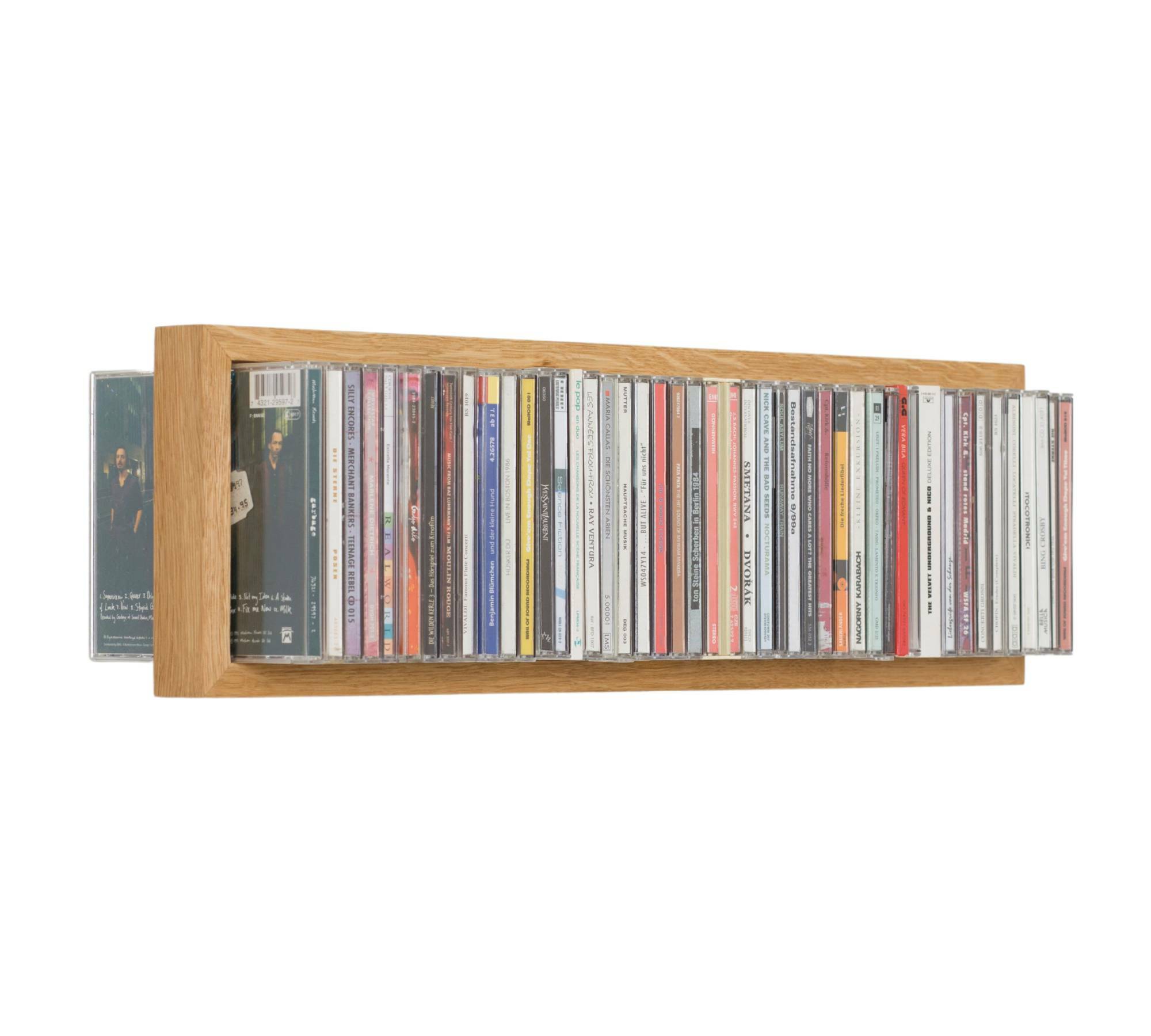 CD-Regal b-cd2 mit Eichenrahmen Ausstellungsstück 0